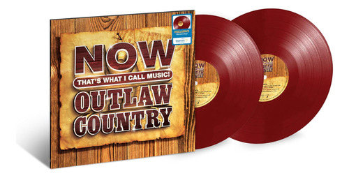 Vinilo: Now Outlaw Country [maroon 2 Lp]