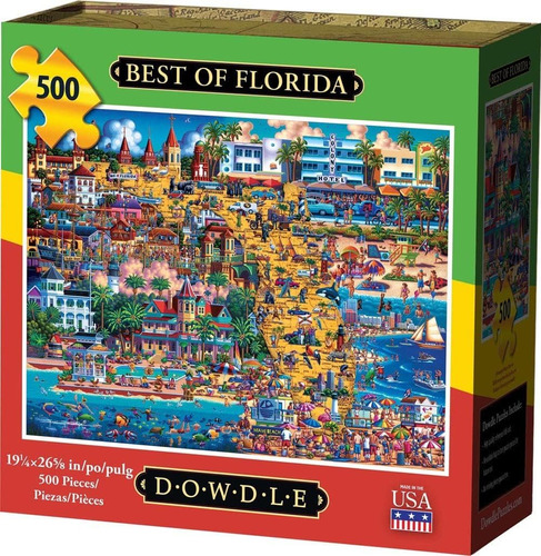 Dowdle Puzzle - Lo Mejor De Florida - 500 Piezas