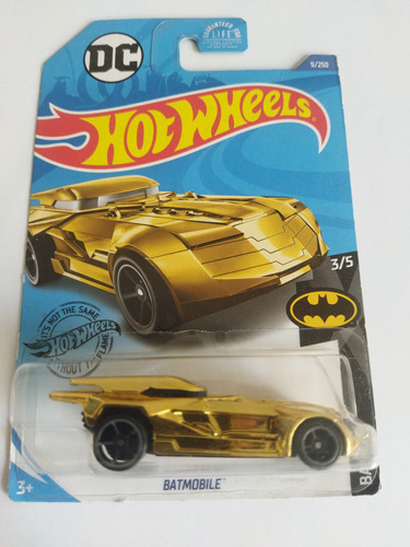 Hot Wheels Batman Batimovli Dc Dorado Ca4