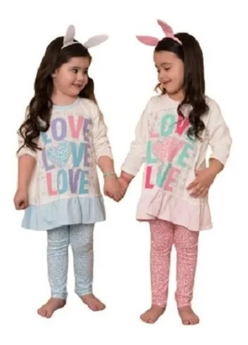 Pijama Invierno Nena Free Heart Kids Boree 1401-117