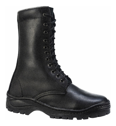 Imagen 7 de 8 de Botas Militares Hombre Dama Piel Lona Tacticas Antiderrapant