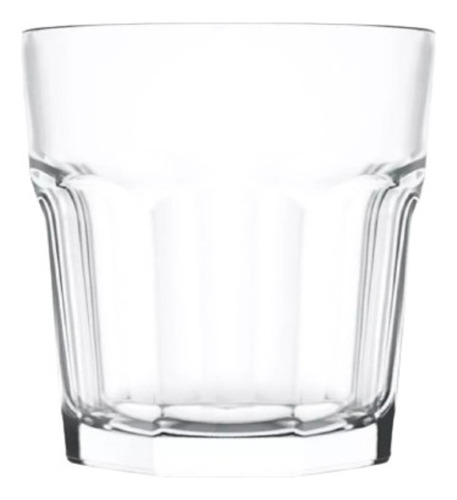 Vaso Whisky Bristol Vidrio Nadir 320 Ml Facetado Set X24