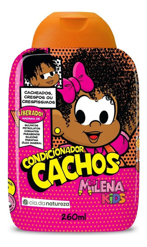 Turma Da Mônica Milena Kids Condicionador 260ml - Cachos