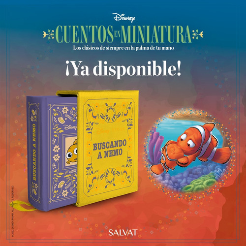 Cuentos Miniatura Buscando A Nemo Salvat Nuevo #skalauno64