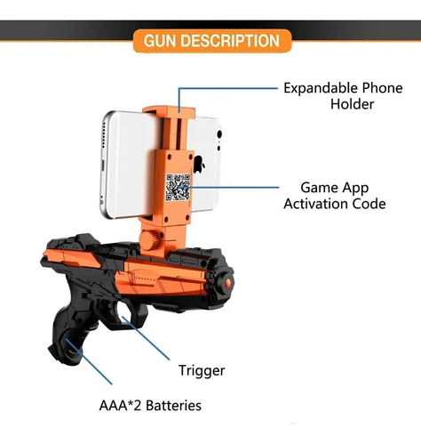 Pistola Gatillos Para Celular Ar G Juegos Realidad Virtual