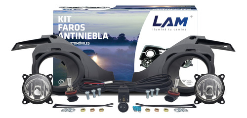 Kit De Faros Auxiliares Berlingo 10/20 Ambos Lados Soporte Y