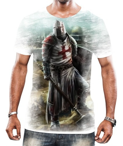 Camiseta Camisa Cruzadas Ordem Dos Cavaleiros Templarios 164