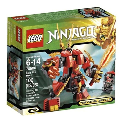 Ninjago Kais Fire Mech 70500 Lego