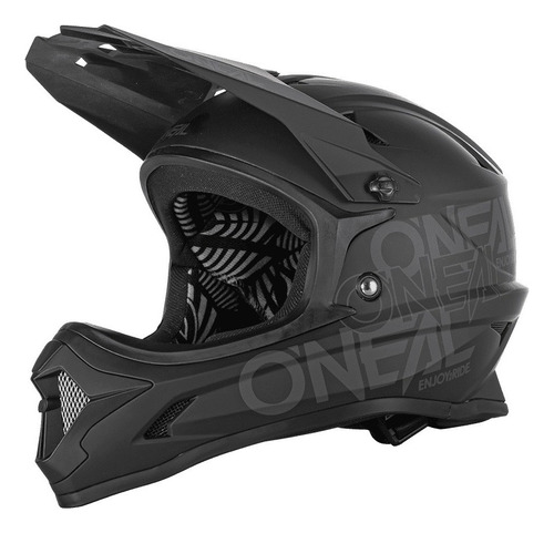 Casco Bici Oneal Backflip Niño Bmx Dowhill Descenso Integral Color Solid Black Talle L