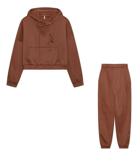 Conjunto Deportivo Casual Dama Pants Y Sudadera Moda