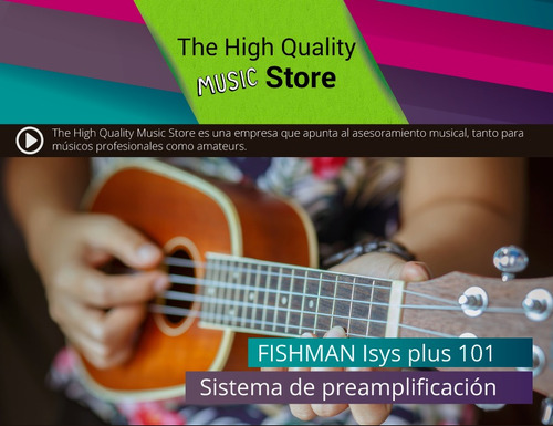 Preamplificador Fishman Isys Plus 301 Mic Guitarra