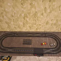 Comprar Pista De Scalextric Larga Con Fuente Alimentacion
