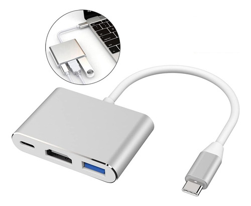 Adaptador Vídeo Tipo-c Exbom Smartphones C/ Mhl E Notebooks