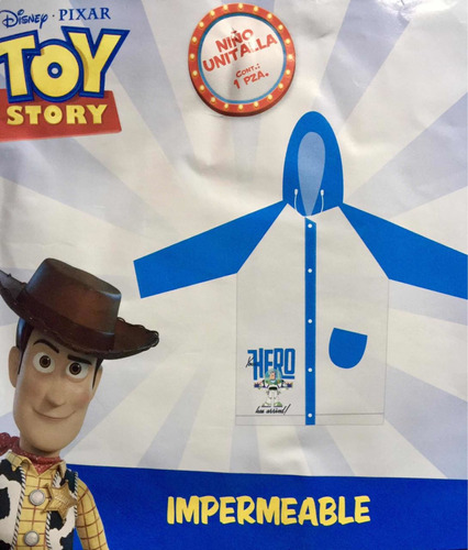 Impermeable Disney Toy Story Unitalla
