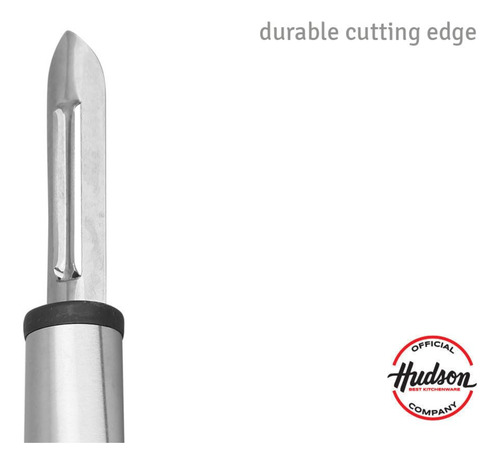 6 Pelapapas Hudson Acero Inoxidable Acabado De Lujo