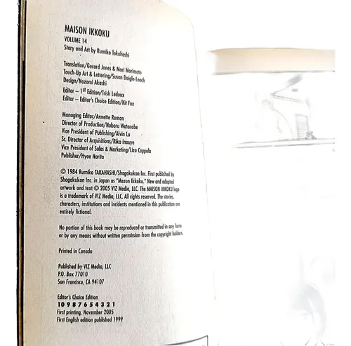 Mangá Maison Ikkoku Volumes 12-15 ( Ed. Viz Em Inglês ) | MercadoLivre
