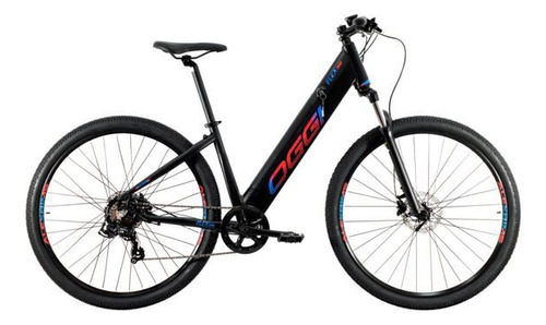 Bicicleta Elétrica Aro 29 Oggi Flex 200 2022 Preto/azul/verm