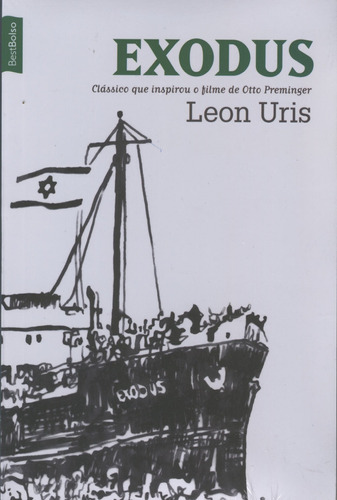 Exodus (edição de bolso), de Uris, Leon. Editora Best Seller Ltda, capa mole em português, 2008
