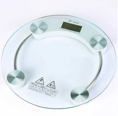 Imagen 2 de 3 de Balanza Digital De Baño Personal 150kg Vidrio Visor Lcd