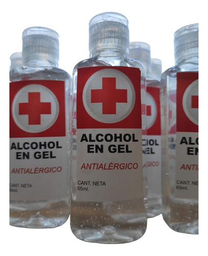 Alcohol En Gel 65 Cc Al 70% 1 Unidad Zona Oeste! Envío Ya!!