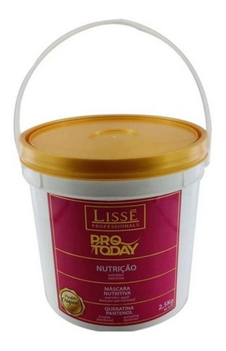 Imagem 1 de 6 de Máscara Nutrição Balde 2,5k Lissé Pro To Day Profissional
