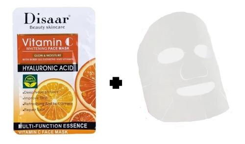 Mascarilla Facial Con Ácido Hialuronico+vitamina C+regalo