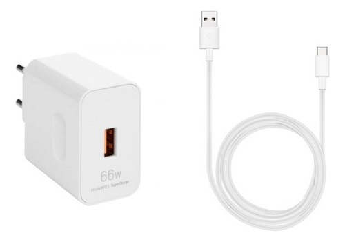 Cargador Original Supercharge 66w Huawei Honor 50 + Cable C 