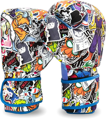 Sanabul Sticker Bomb Guantes Boxeo Adulto Entrenamiento 10oz