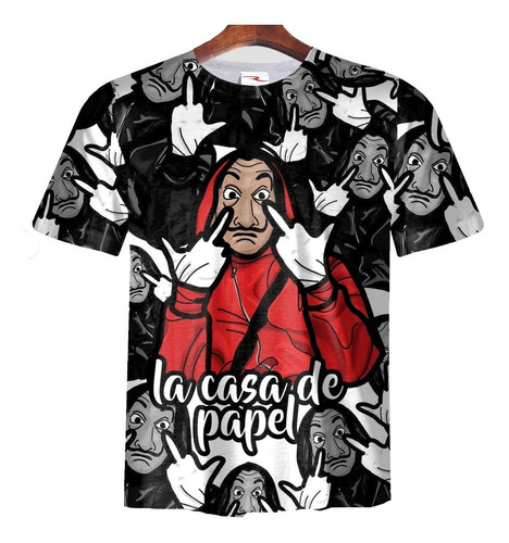 Remera Sublimada La Casa De Papel Ranwey As0023