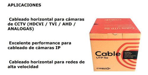 Imagen 3 de 8 de Cable Rollo 305m Utp Exterior Cat 5e Red Vaina Negra Rj45
