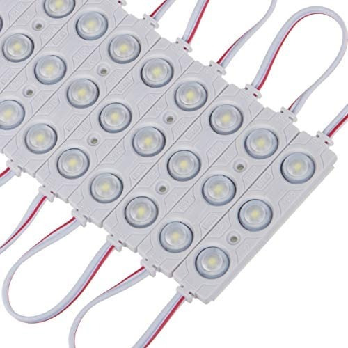 Modulo Led Lupa 6012 Alta Potencia 12v Ip68 Blanco X 2000