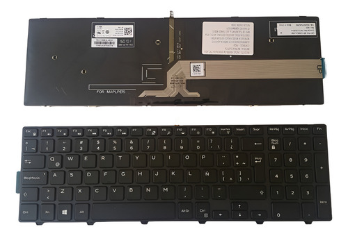 Teclado Dell Insp 15 15-5000 Series 5540 5541 5542 Retro Color Negro