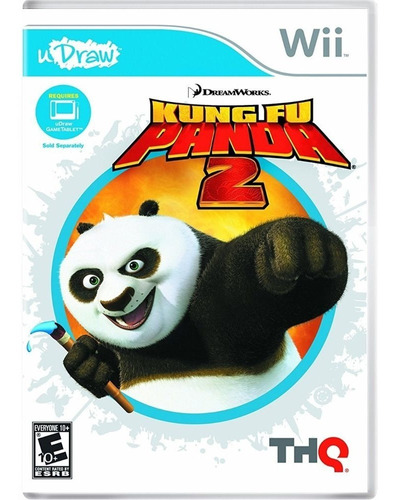 Jogo Kung Fu Panda 2 Necessario Uso Udraw Para Nintendo Wii