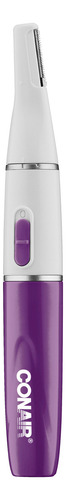 Recortadora Delineador Facial Conair Ceja Nariz Rostro Cara Color Morado / Blanco