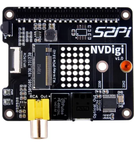 Placa De Expansión Geeekpi Nvdigi Para Raspberry Pi 5 Hifi