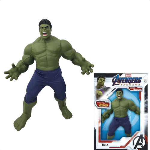 Boneco Hulk Vingadores End Game Articulado Gigante 55cm 