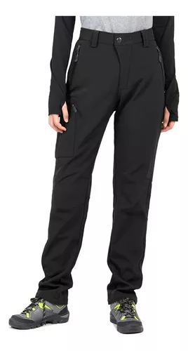 Pantalon Termico Impermeable Softshell Con Micropolar Mujer