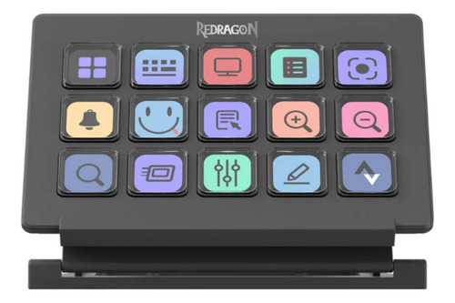 Botonera Streaming Redragon Streamcraft Ss5500 15 Botones