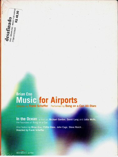 Dvd - Brian Eno - Music For Airports