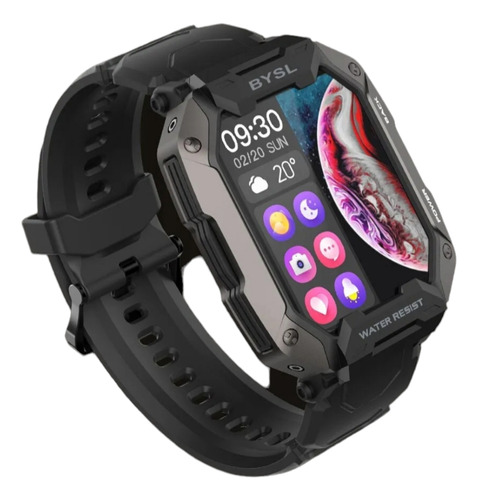 Smartwatch Deportivo  Bysl S20 Para Hombre Pantalla Hd Negro