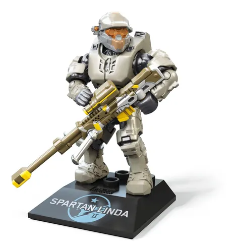 Mega Construx Halo Universe Spartan Linda 058 Serie 15 Cantidad De Piezas 22