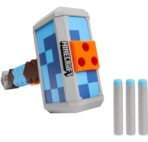 Nerf Minecraft Pistola De Dardos - Original Stormlander