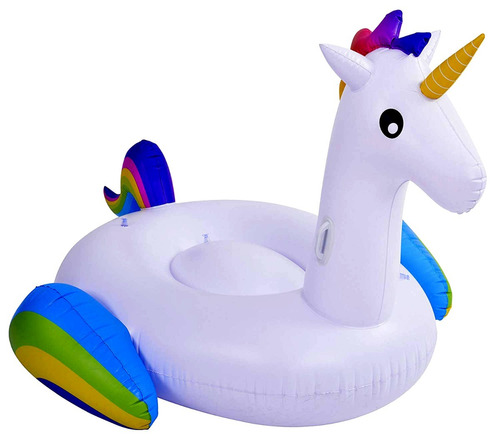 Colchoneta Flotadora Jilong Inflable Unicornio Gigante