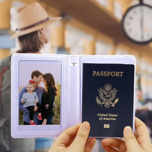 Estuche Para Pasaporte Funactu Violeta