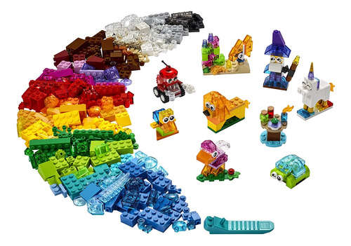 Kit De Construcción Lego Classic Creative Transparent Bricks