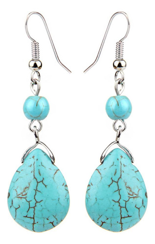 Pendientes Nupciales Pendientes De Retro Pendientes Azul