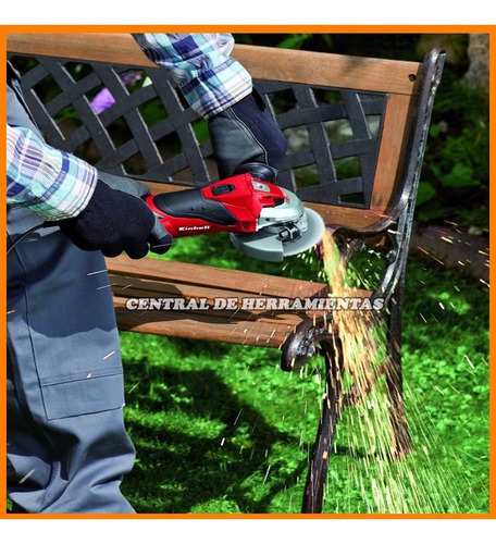 Amoladora Angular Einhell Te - Ag 115 Mm 4 1 2 750w Chica - Mini Metal Hierro Pared Hormigon Madera Antipolvo Manual