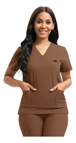 Yfa Pijama Quirurgica Dama De Cuello V Uniforme Quirurgico