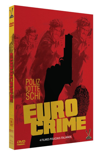 Euro Crime - Box Com 2 Dvds - 4 Filmes - Cards - Novo