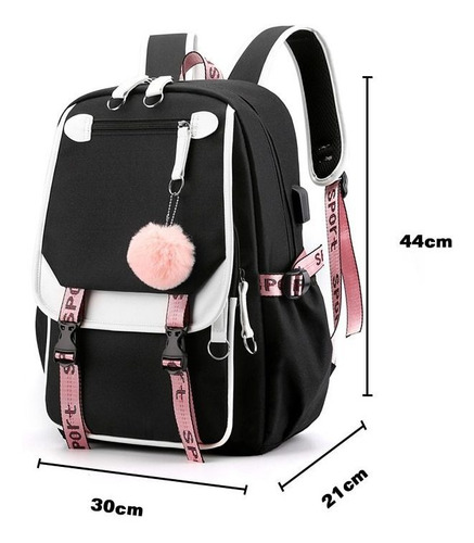 Mochila Juvenil Creativa Bolsa Informal De Puerto Usb De Est Mochila Juvenil Creativa Bolsa Informal De Puerto Usb De Est